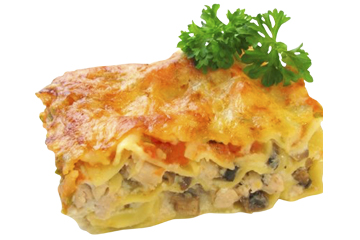 Лазанья "Бешамель" с курочкой и грибами