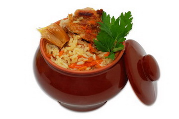 Плов с курицей 1порция